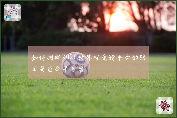 如何判断2026世界杯竞猜平台的赔率是否公平可靠